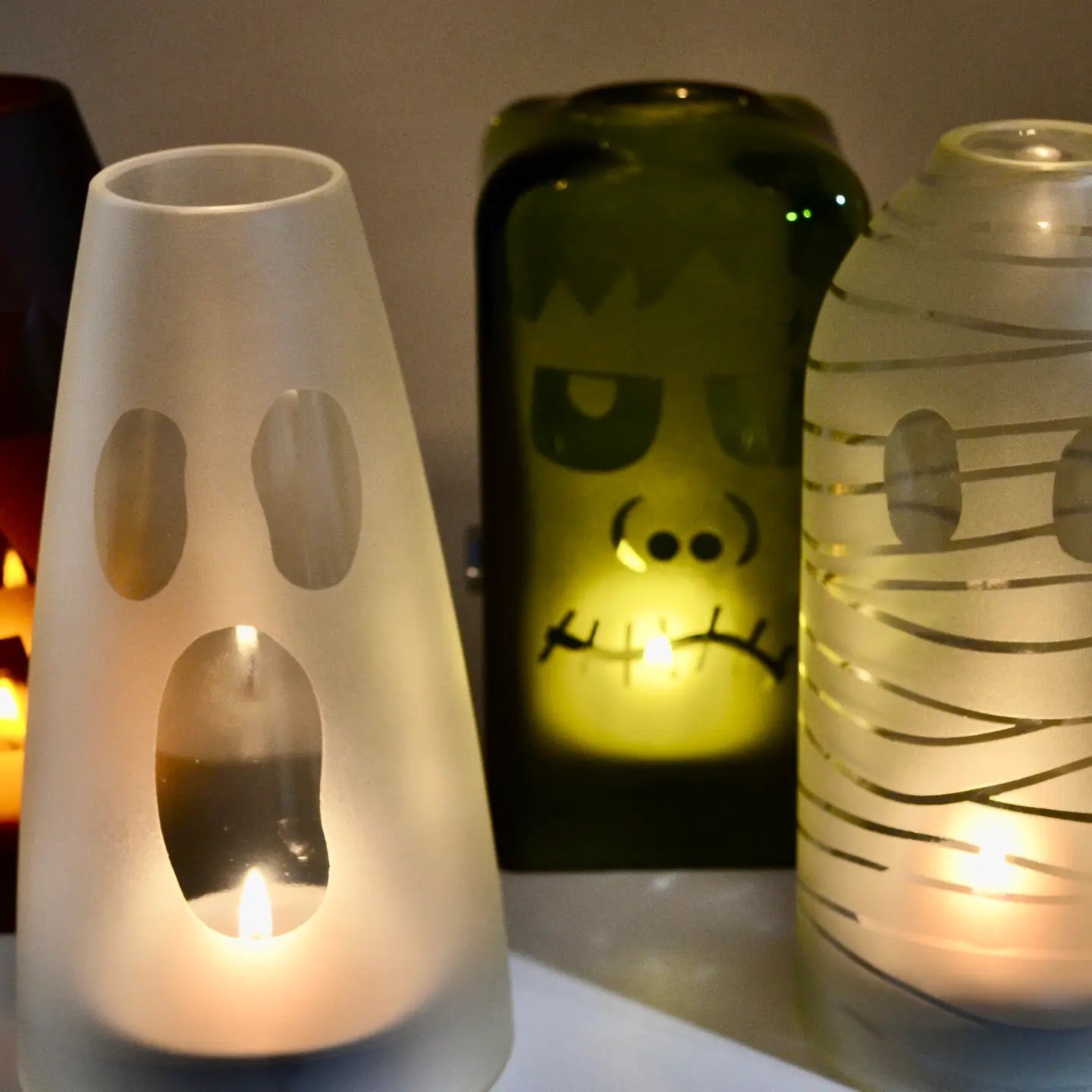 Halloween Candle Covers