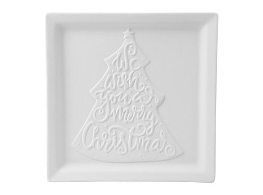 787 Christmas Plate (square)