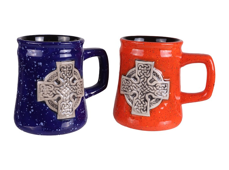 Celtic cross mug 2643