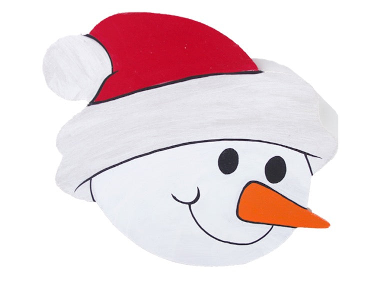BIM9073 Snowman Face Plaque