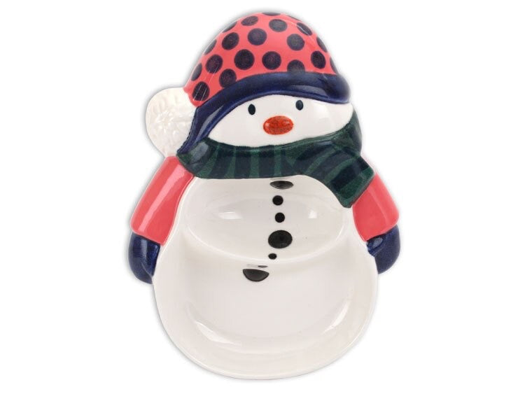 1970 Snowman section dish