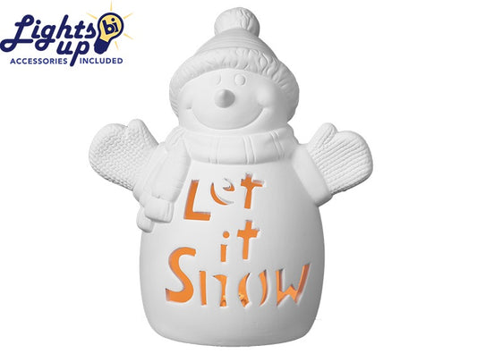 1981 "Let it Snow" Snowman light