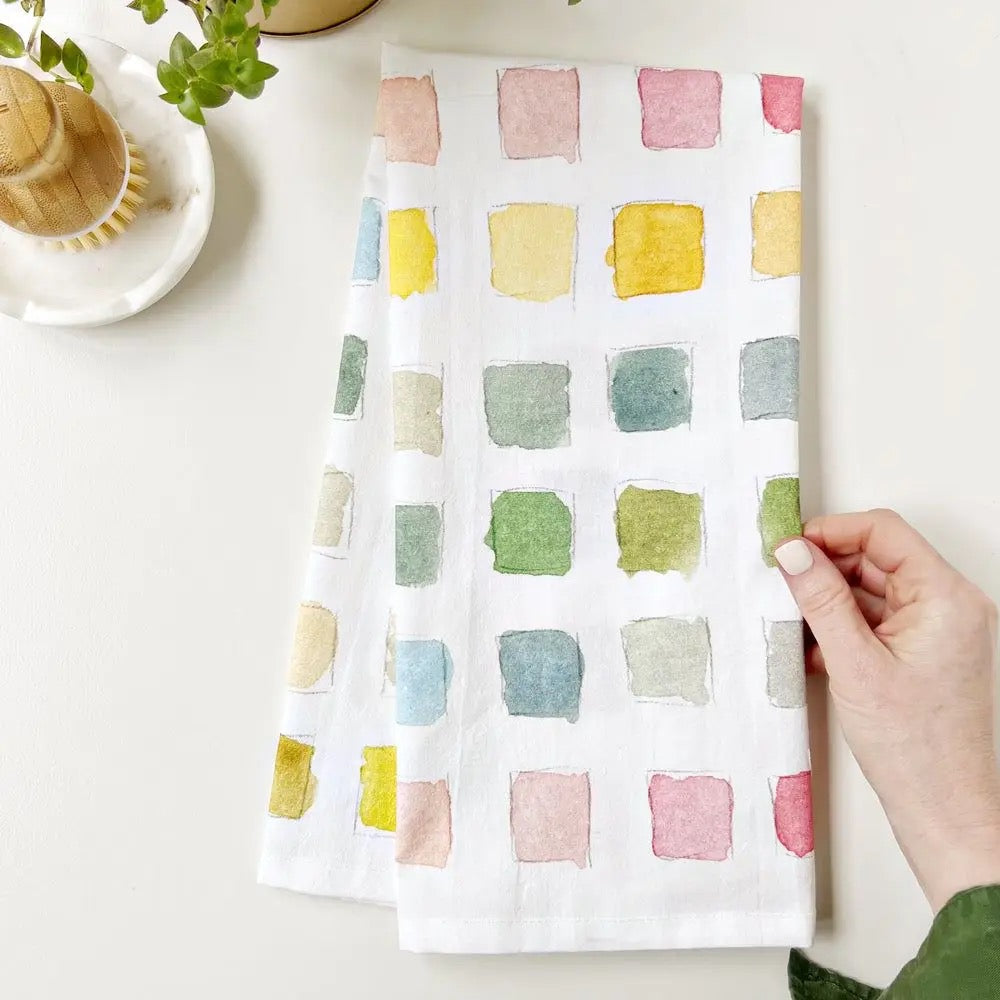Emily Lex Tea Towel - paint swatch