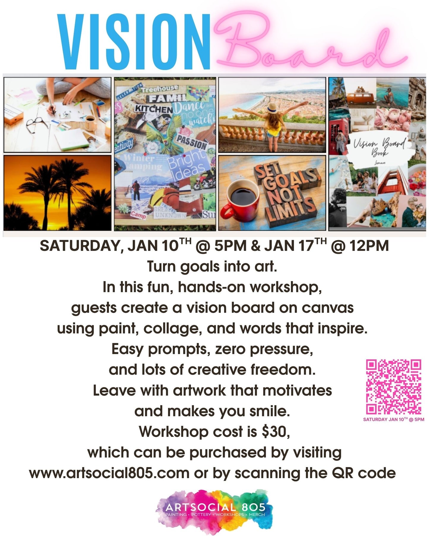 Vision Board Workshop at ArtSocial 805