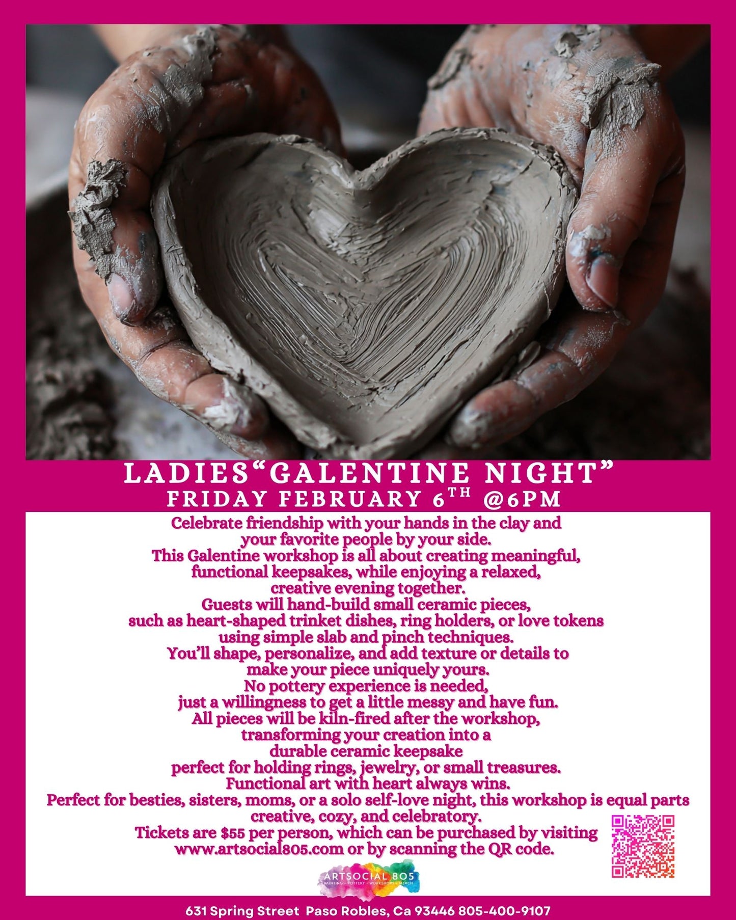Ladies Galentine Night @ ArtSocial 805