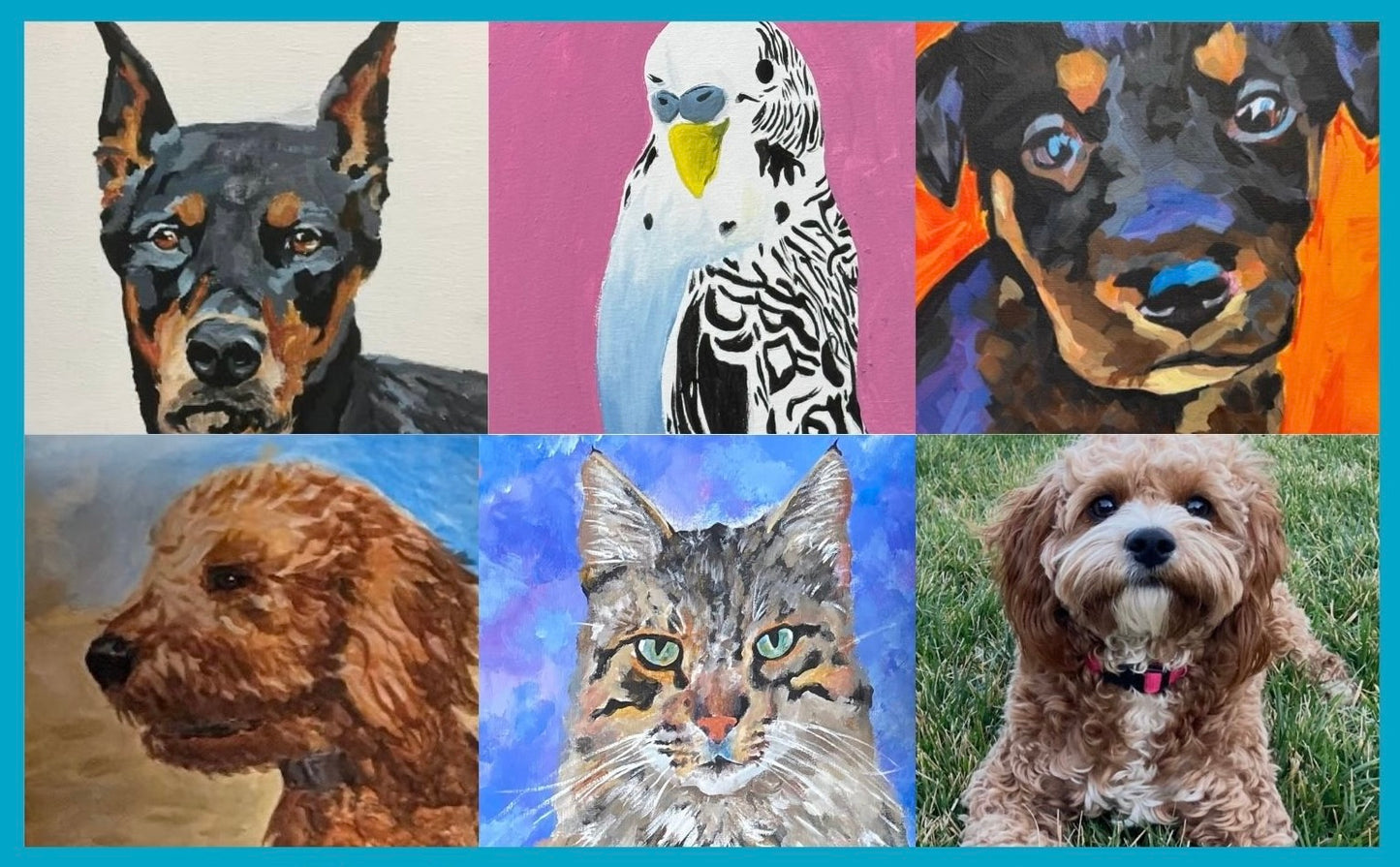 "Paint Your Pet" at ArtSocial 805