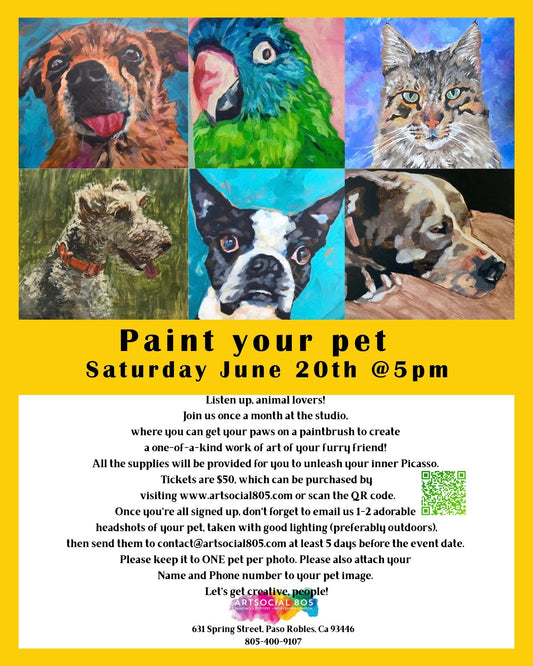 Paint Your Pet at ArtSocial 805