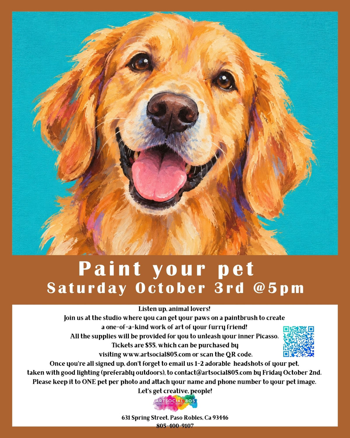 Paint Your Pet at ArtSocial 805