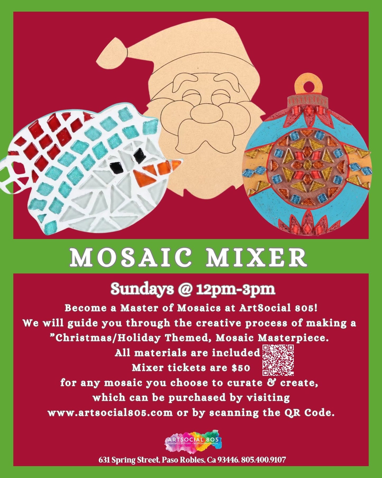 Mosaic Mixer at ArtSocial 805