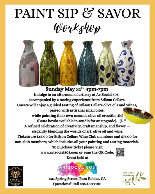 Paint, Sip & Savor with ArtSocial 805 and Stilson Cellars