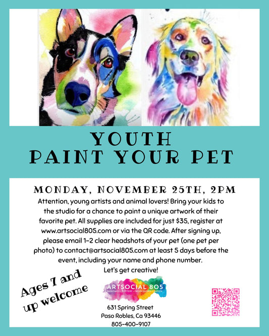 Kids Pop Art Paint Your Pet