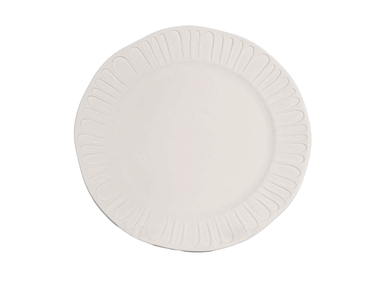 Fluted Diner Plate SB151
