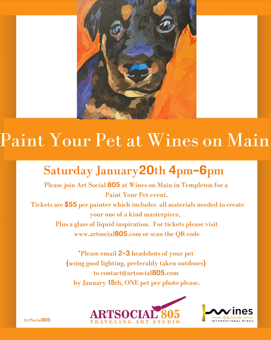 Wines on main Paint Your Pet