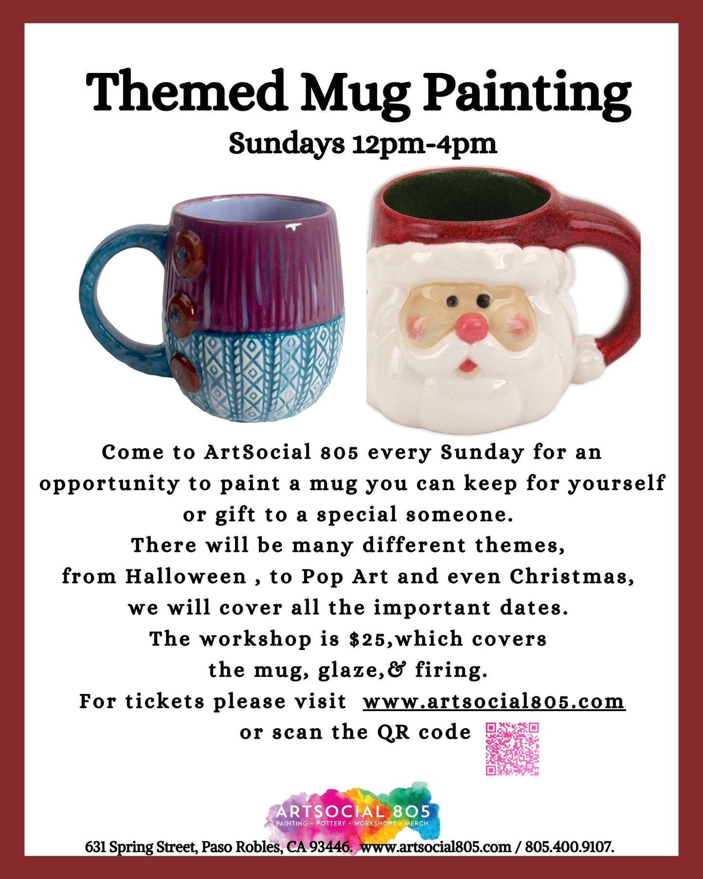 Themed Mug Painting at ArtSocial 805