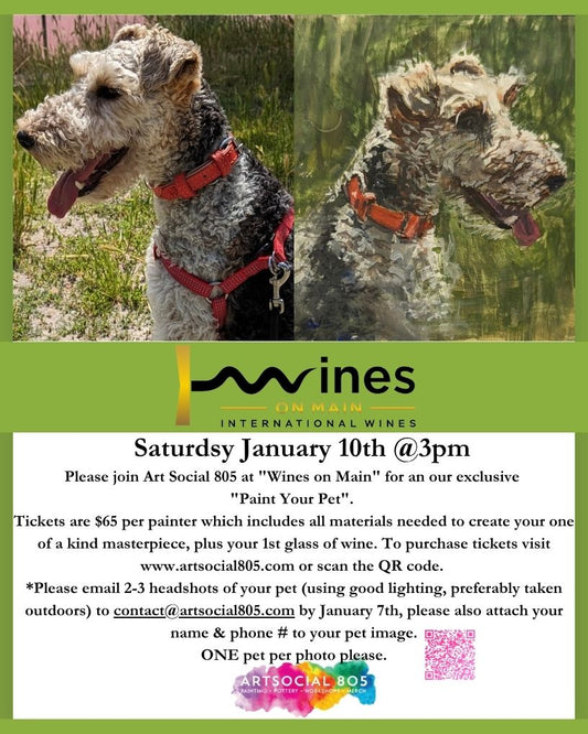 Wines on Main "Paint Your Pet" with ArtSocial 805