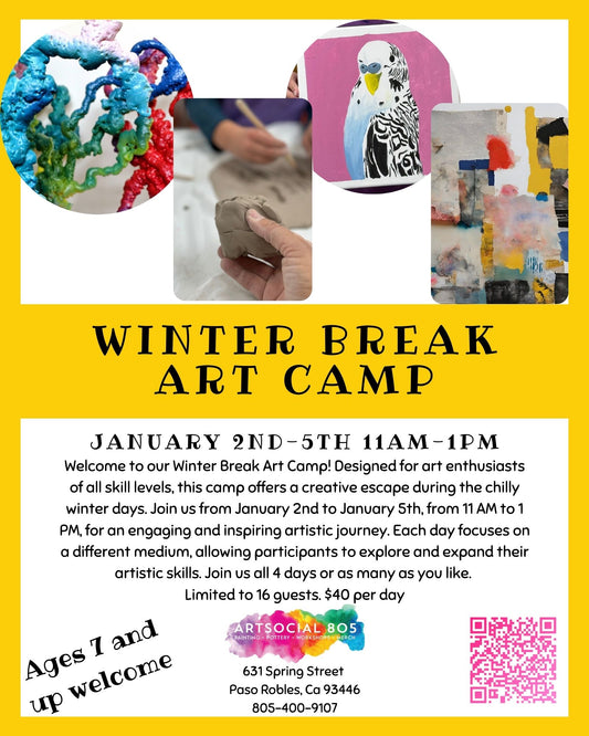 Youth Winter Break Art Camp