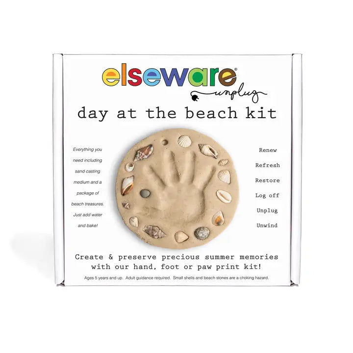 Day at the Beach Hand Print Craft