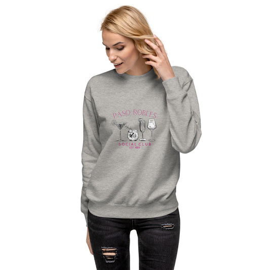 Paso Robles Social Club_Unisex Premium Sweatshirt