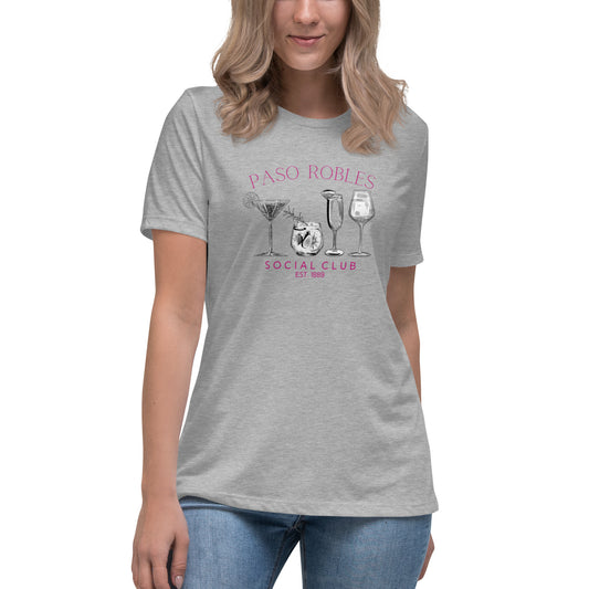 Paso Robles Social Club Women's Relaxed T-Shirt